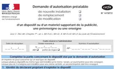 La signaletique exterieure et le RLP